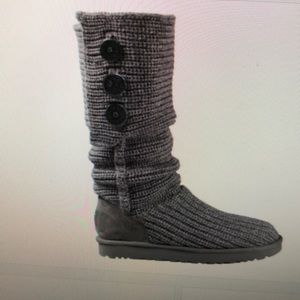 UGG Women’s Classic Cardy Grey Boots